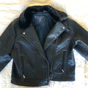 A&F Vegan Leather Moro Jacket